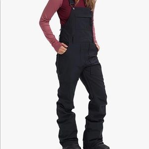 Burton Women’s Avalon Bib Pant, True Black, XL - Short